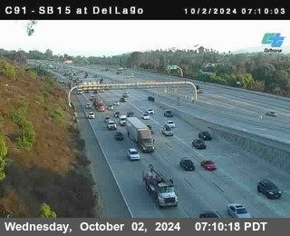 SB 15 at Del Lago bridge