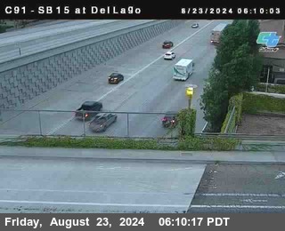 SB 15 at Del Lago bridge