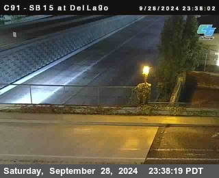 SB 15 at Del Lago bridge