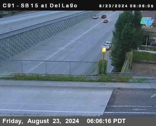 SB 15 at Del Lago bridge