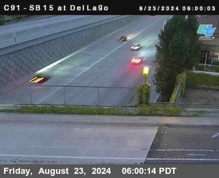 SB 15 at Del Lago bridge