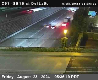 SB 15 at Del Lago bridge