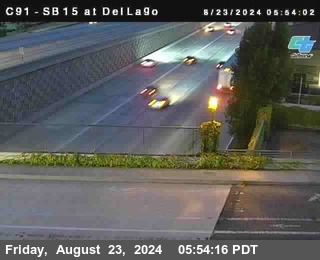 SB 15 at Del Lago bridge