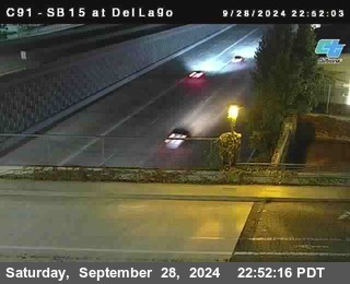 SB 15 at Del Lago bridge