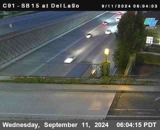 SB 15 at Del Lago bridge