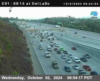 SB 15 at Del Lago bridge