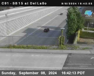 SB 15 at Del Lago bridge