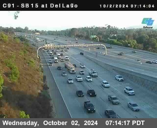 SB 15 at Del Lago bridge