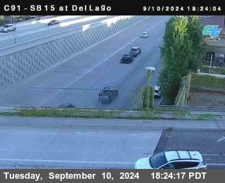 SB 15 at Del Lago bridge