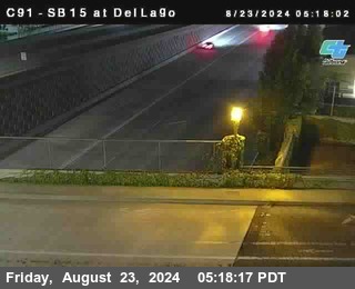 SB 15 at Del Lago bridge