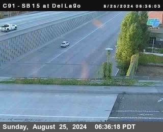 SB 15 at Del Lago bridge