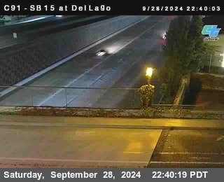 SB 15 at Del Lago bridge