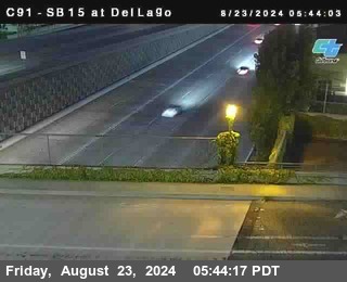 SB 15 at Del Lago bridge