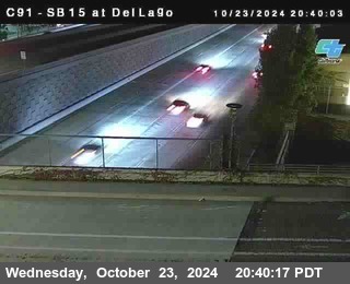 SB 15 at Del Lago bridge