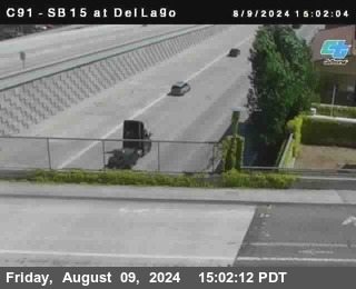 SB 15 at Del Lago bridge