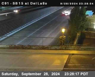 SB 15 at Del Lago bridge