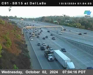 SB 15 at Del Lago bridge