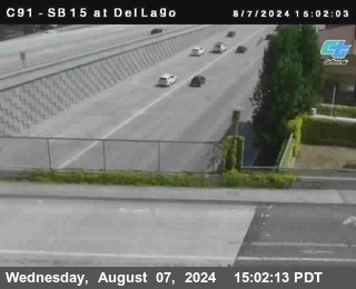 SB 15 at Del Lago bridge