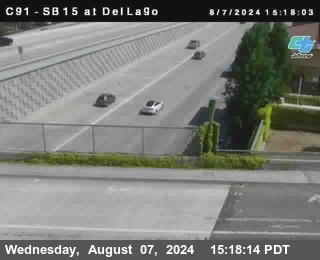 SB 15 at Del Lago bridge