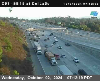 SB 15 at Del Lago bridge