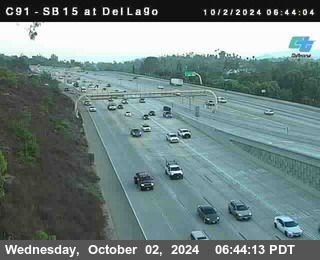 SB 15 at Del Lago bridge