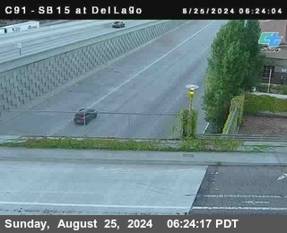 SB 15 at Del Lago bridge