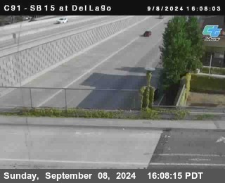 SB 15 at Del Lago bridge