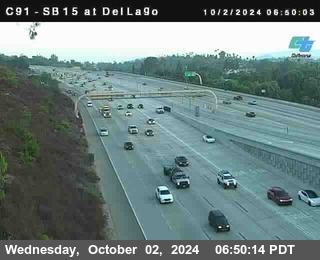 SB 15 at Del Lago bridge