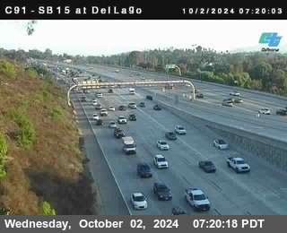 SB 15 at Del Lago bridge