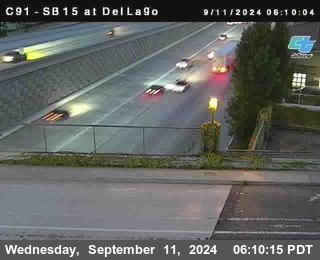 SB 15 at Del Lago bridge