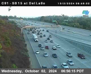 SB 15 at Del Lago bridge