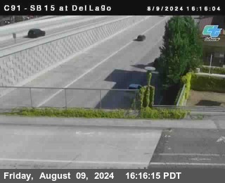 SB 15 at Del Lago bridge