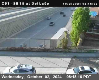 SB 15 at Del Lago bridge