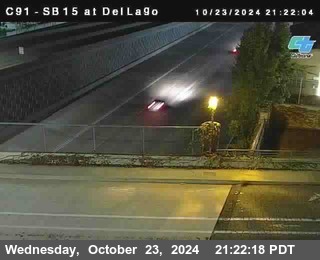 SB 15 at Del Lago bridge