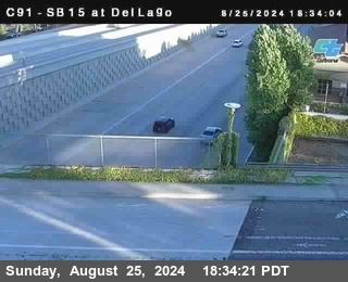 SB 15 at Del Lago bridge