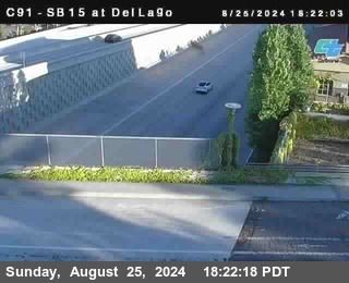 SB 15 at Del Lago bridge