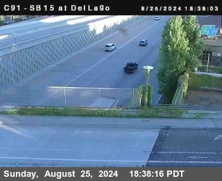 SB 15 at Del Lago bridge