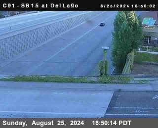 SB 15 at Del Lago bridge