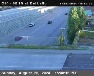 SB 15 at Del Lago bridge