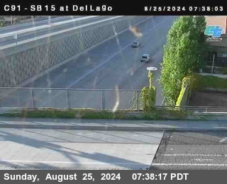 SB 15 at Del Lago bridge