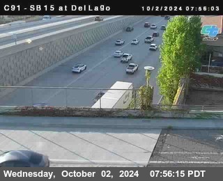 SB 15 at Del Lago bridge