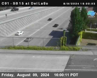 SB 15 at Del Lago bridge