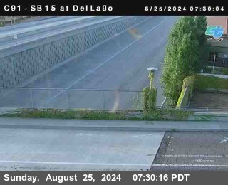 SB 15 at Del Lago bridge