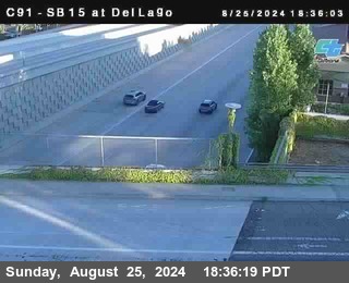 SB 15 at Del Lago bridge