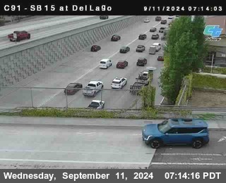 SB 15 at Del Lago bridge