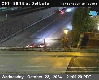 SB 15 at Del Lago bridge