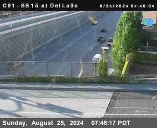 SB 15 at Del Lago bridge