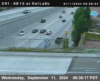 SB 15 at Del Lago bridge