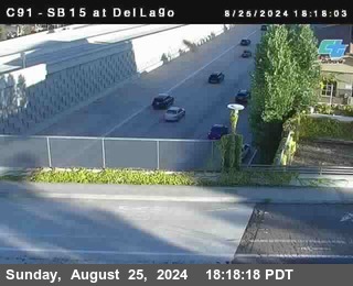 SB 15 at Del Lago bridge