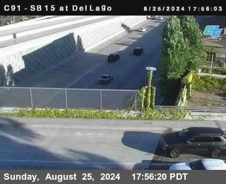 SB 15 at Del Lago bridge